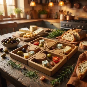 Ručne robená tapas miska z dreva